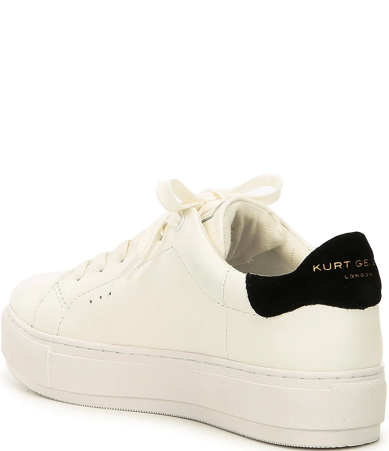 Kurt Geiger London Laney Leather Lace Up Platform Sneakers