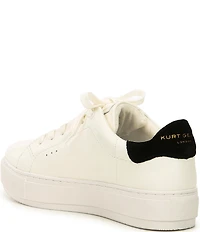 Kurt Geiger London Laney Leather Lace Up Platform Sneakers