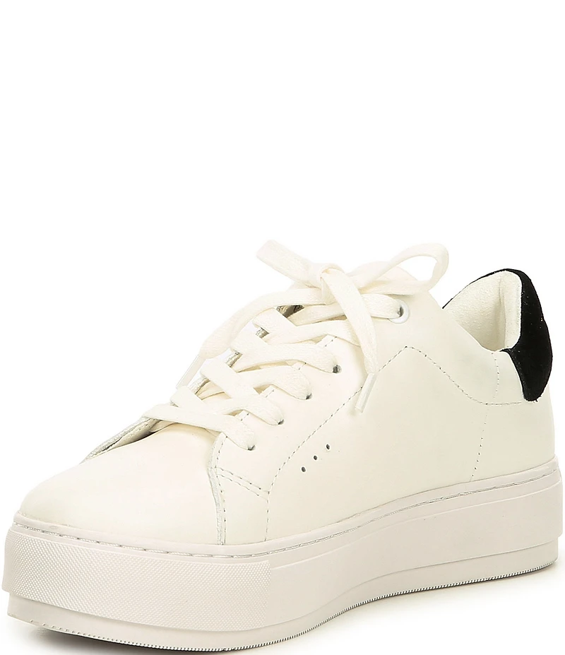 Kurt Geiger London Laney Leather Lace Up Platform Sneakers
