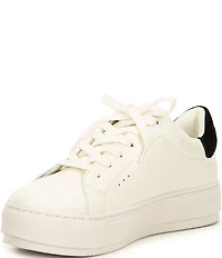 Kurt Geiger London Laney Leather Lace Up Platform Sneakers