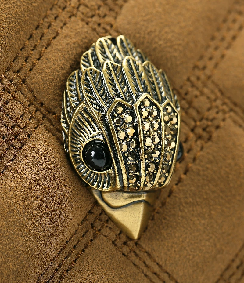 Kurt Geiger London Large Kensington Duffle Suede Shoulder Bag