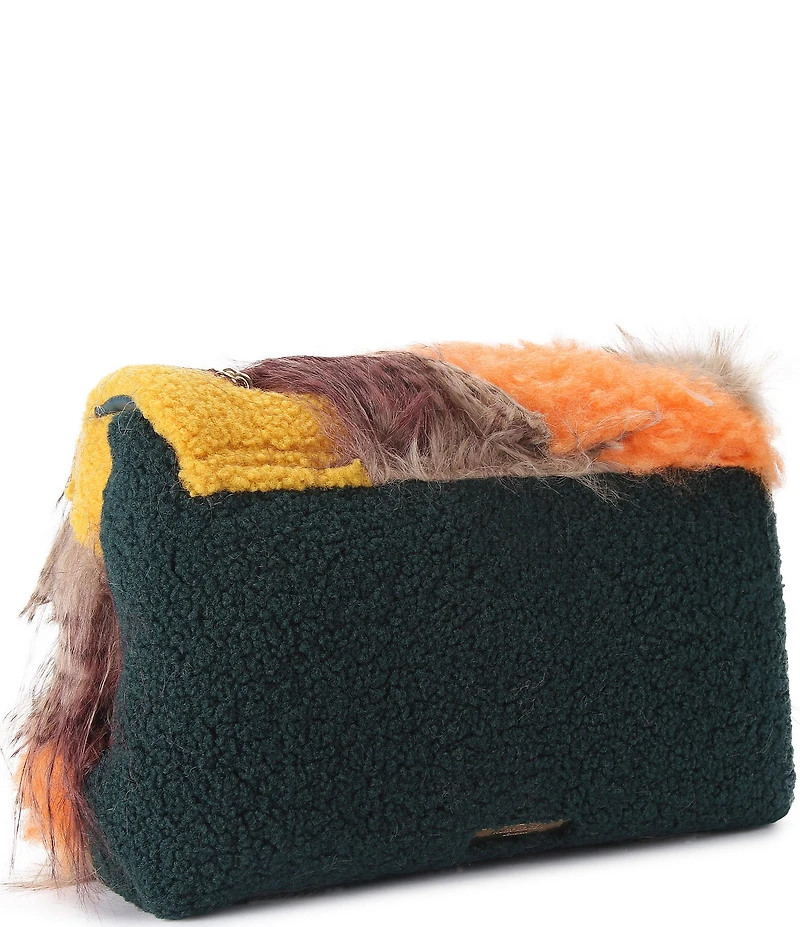 Kurt Geiger London Large Kensington Faux Fur Convertible Shoulder Bag