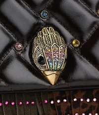 Kurt Geiger London Large Kensington Rhinestoned Fringe Convertible Shoulder Bag