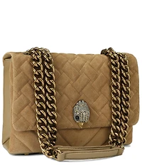 Kurt Geiger London Large Kensington Kurt Suede Shoulder Bag