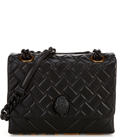 Kurt Geiger London Large Quilted Kensington Long Flap Shoulder Bag