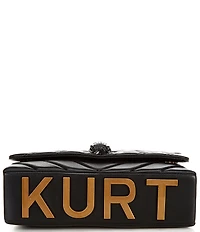 Kurt Geiger London Large Quilted Kensington Long Flap Shoulder Bag