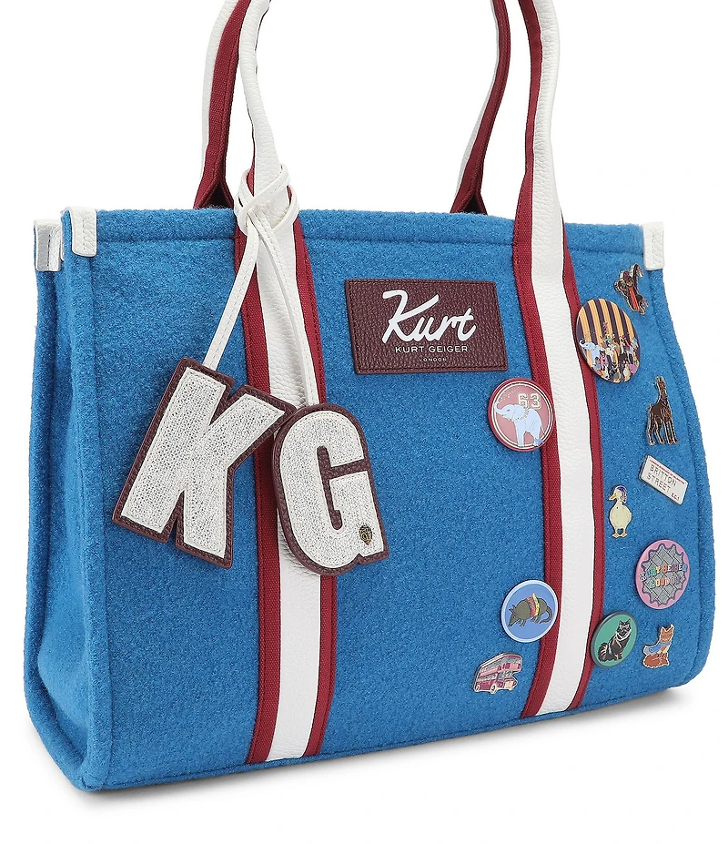 Kurt Geiger London Large Southbank Animal Patch Tote Bag