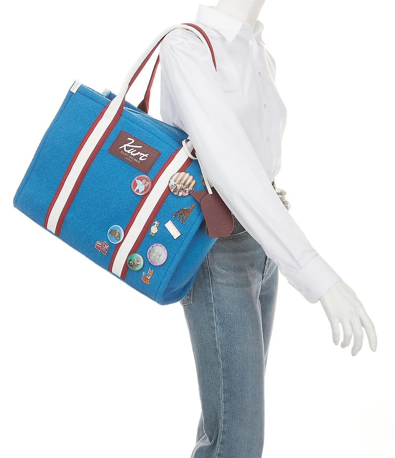 Kurt Geiger London Large Southbank Animal Patch Tote Bag