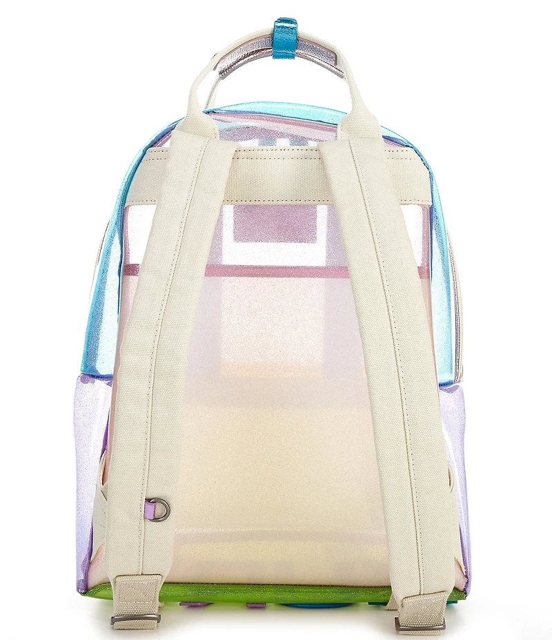 Kurt Geiger London Southbank Large Clear Vinyl Backpack