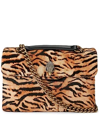 Kurt Geiger London Leather Animal Print Kensington Shoulder Bag