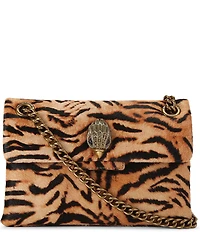 Kurt Geiger London Leather Animal Print Mini Kensington Crossbody Bag