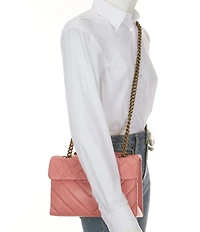 Kurt Geiger London Leather Kensington Convertible Crossbody Bag