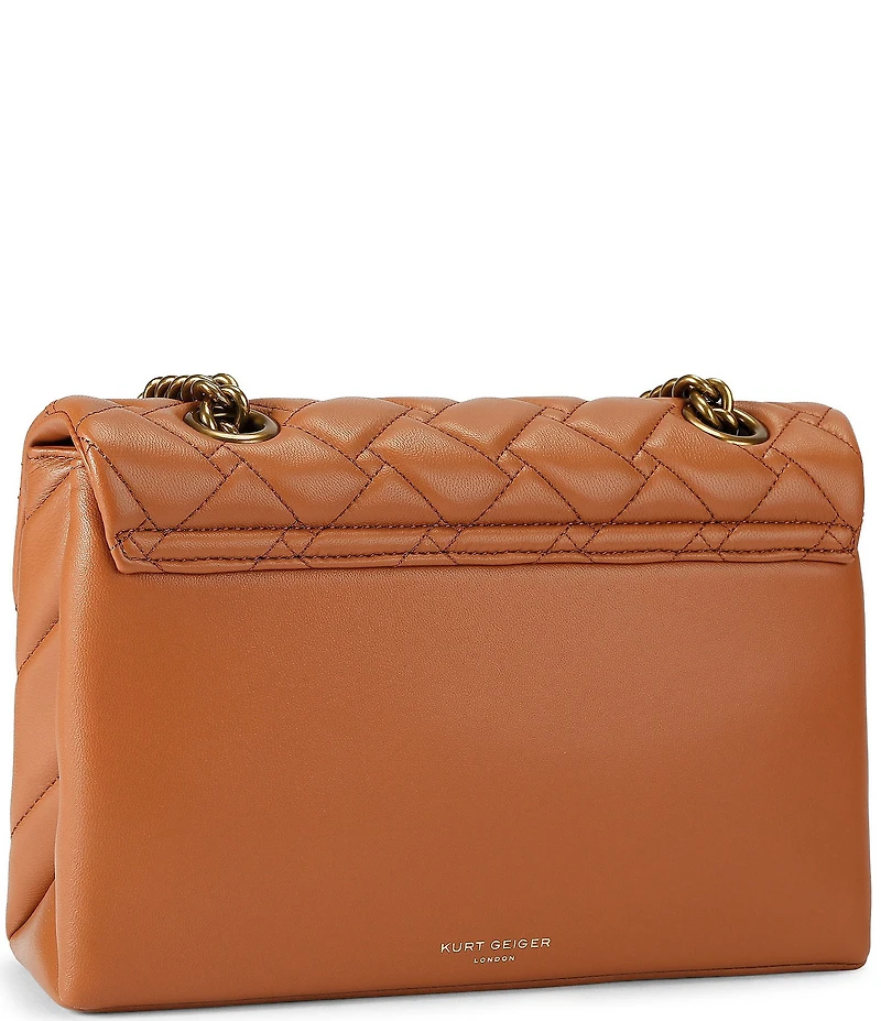 Kurt Geiger London Leather Kensington Convertible Shoulder Bag