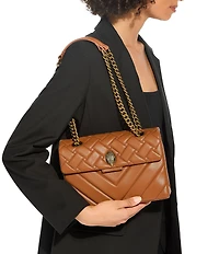Kurt Geiger London Leather Kensington Convertible Shoulder Bag