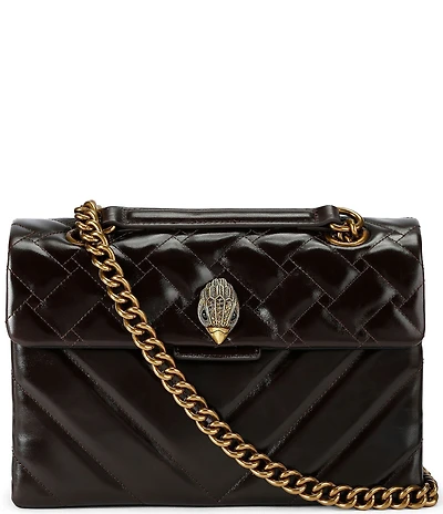 Kurt Geiger London Leather Kensington Quilted Shoulder Bag