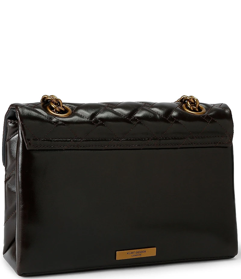 Kurt Geiger London Leather Kensington Convertible Shoulder Bag