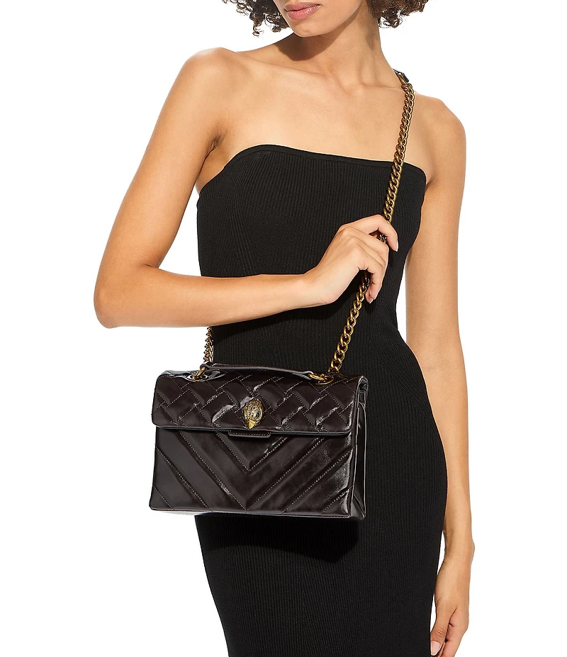 Kurt Geiger London Leather Kensington Convertible Shoulder Bag
