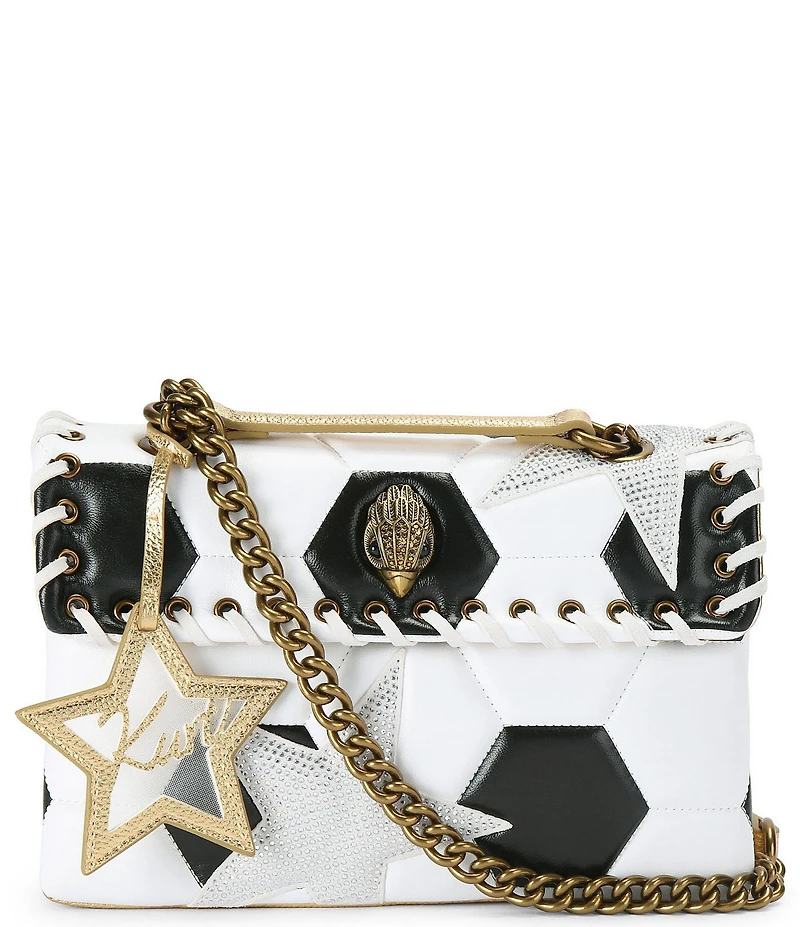 Kurt Geiger London Leather Kensington Footy (Soccer) Shoulder Bag