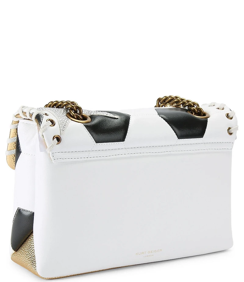 Kurt Geiger London Leather Kensington Footy (Soccer) Shoulder Bag