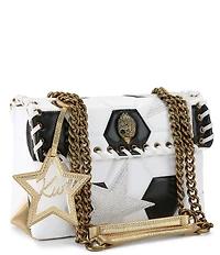 Kurt Geiger London Leather Kensington Footy (Soccer) Shoulder Bag