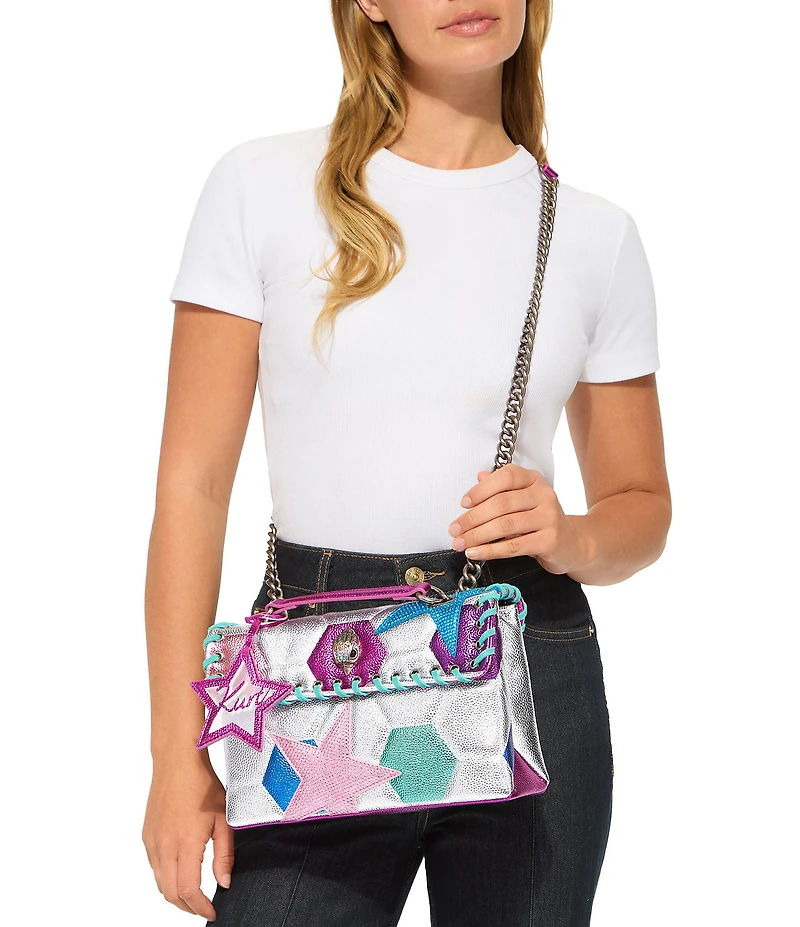 Kurt Geiger London Leather Kensington Footy (Soccer) Shoulder Bag