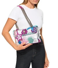 Kurt Geiger London Leather Kensington Footy (Soccer) Shoulder Bag