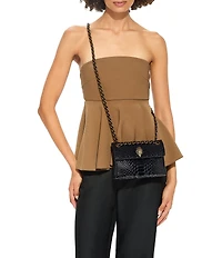 Kurt Geiger London Leather Mini Kensington Convertible Crossbody Bag