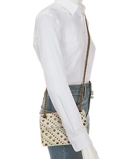Kurt Geiger London Kensington Mini Leather Jewel Studded Crossbody Bag