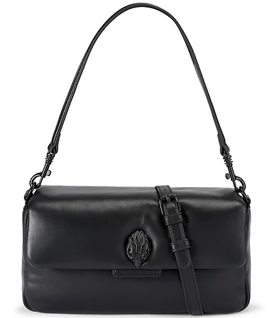 Kurt Geiger London Leather Oxford Crossbody Shoulder Bag