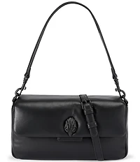 Kurt Geiger London Leather Oxford Crossbody Shoulder Bag