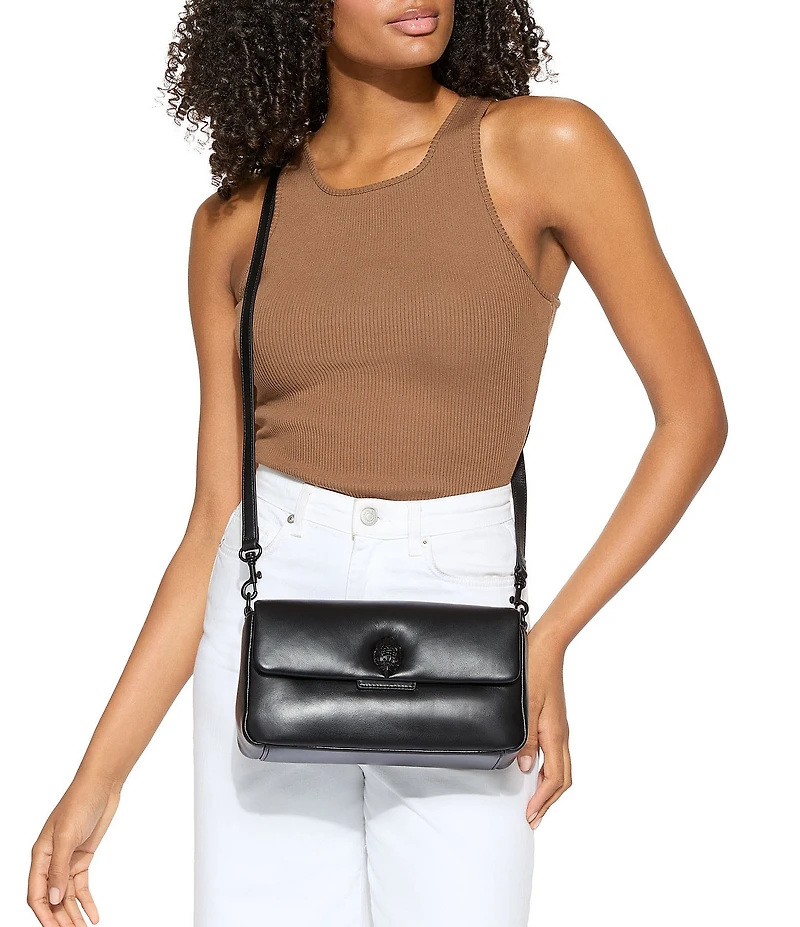 Kurt Geiger London Leather Oxford Crossbody Shoulder Bag