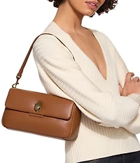 Kurt Geiger London Leather Oxford Crossbody Shoulder Bag