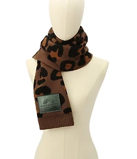 Kurt Geiger London Leopard Oblong Scarf