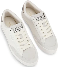 Kurt Geiger London London Gold Ornament Lace Up Sneakers