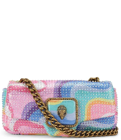 Kurt Geiger London Long Nano Pimlico Pastel Sequin Crossbody Bag