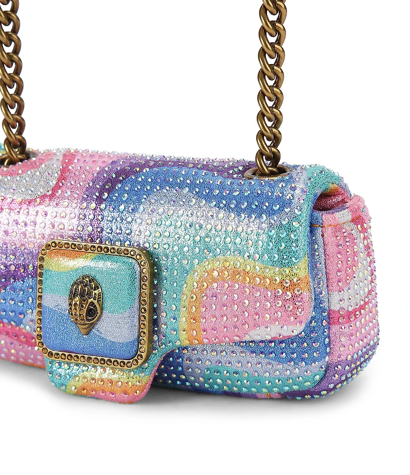 Kurt Geiger London Long Nano Pimlico Pastel Sequin Crossbody Bag