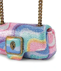 Kurt Geiger London Long Nano Pimlico Pastel Sequin Crossbody Bag