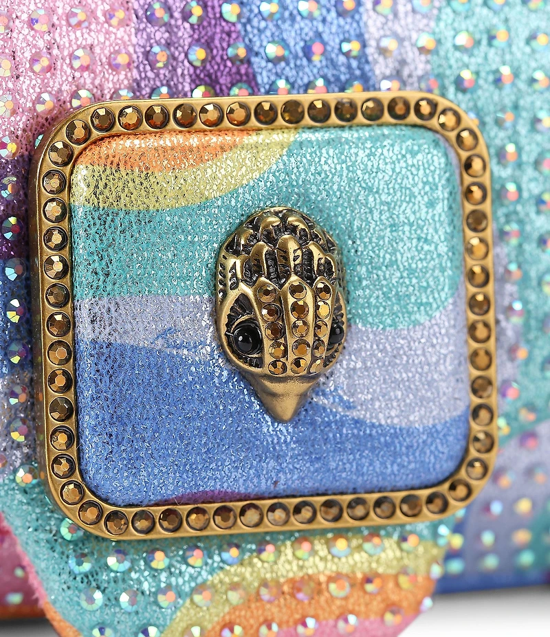 Kurt Geiger London Long Nano Pimlico Pastel Sequin Crossbody Bag