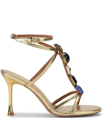 Kurt Geiger London Lou Lou Crystal Gem Embellished Dress Sandals