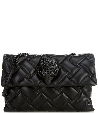 Kurt Geiger London Macro Kensington Drench Leather Crossbody Bag