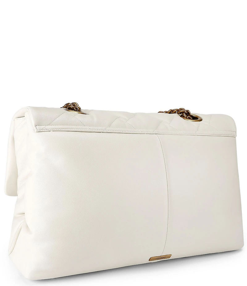 Kurt Geiger London Macro Kensington Drench Leather Crossbody Bag