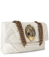 Kurt Geiger London Macro Kensington Drench Leather Crossbody Bag