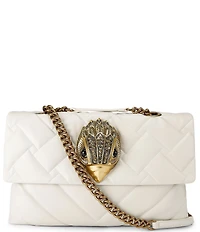Kurt Geiger London Macro Kensington Drench Leather Crossbody Bag