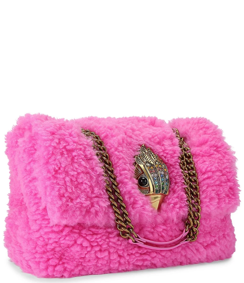 Kurt Geiger London Macro Kensington Faux Fur Convertible Shoulder Bag