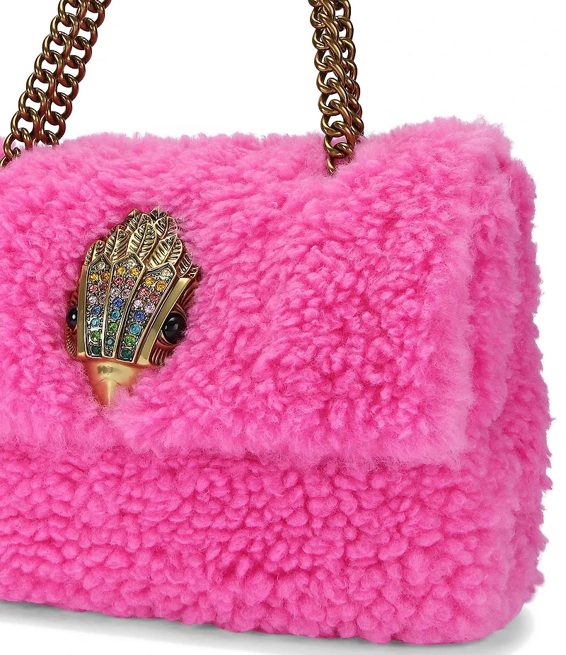 Kurt Geiger London Macro Kensington Faux Fur Convertible Shoulder Bag