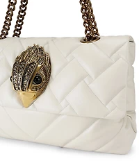 Kurt Geiger London Macro Kensington Leather Crossbody Shoulder Bag