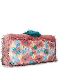 Kurt Geiger London Macro Oxford Mascot Faux Fur East-West Shoulder Bag