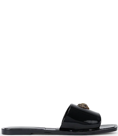 Kurt Geiger London Maddison Jelly Logo Ornament Slide Sandals
