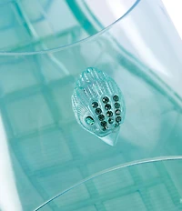 Kurt Geiger London Maddison Ombre Jelly Logo Ornament Wedge Slide Sandals