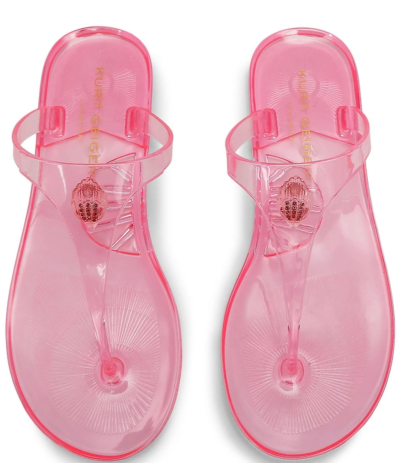 Kurt Geiger London Maddison T-Bar Jelly Sandals